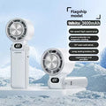 Handheld Cooling Fan with Digital Display