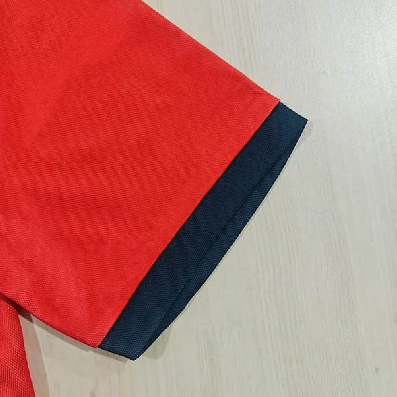 Spell Color Lapel Polo Shirt