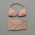 2 Piece Impact Yoga Set Sportswear Woman Gym Strappy Bra And Shorts Activewear Pilates Clothes Sports Workout Fitness Suit