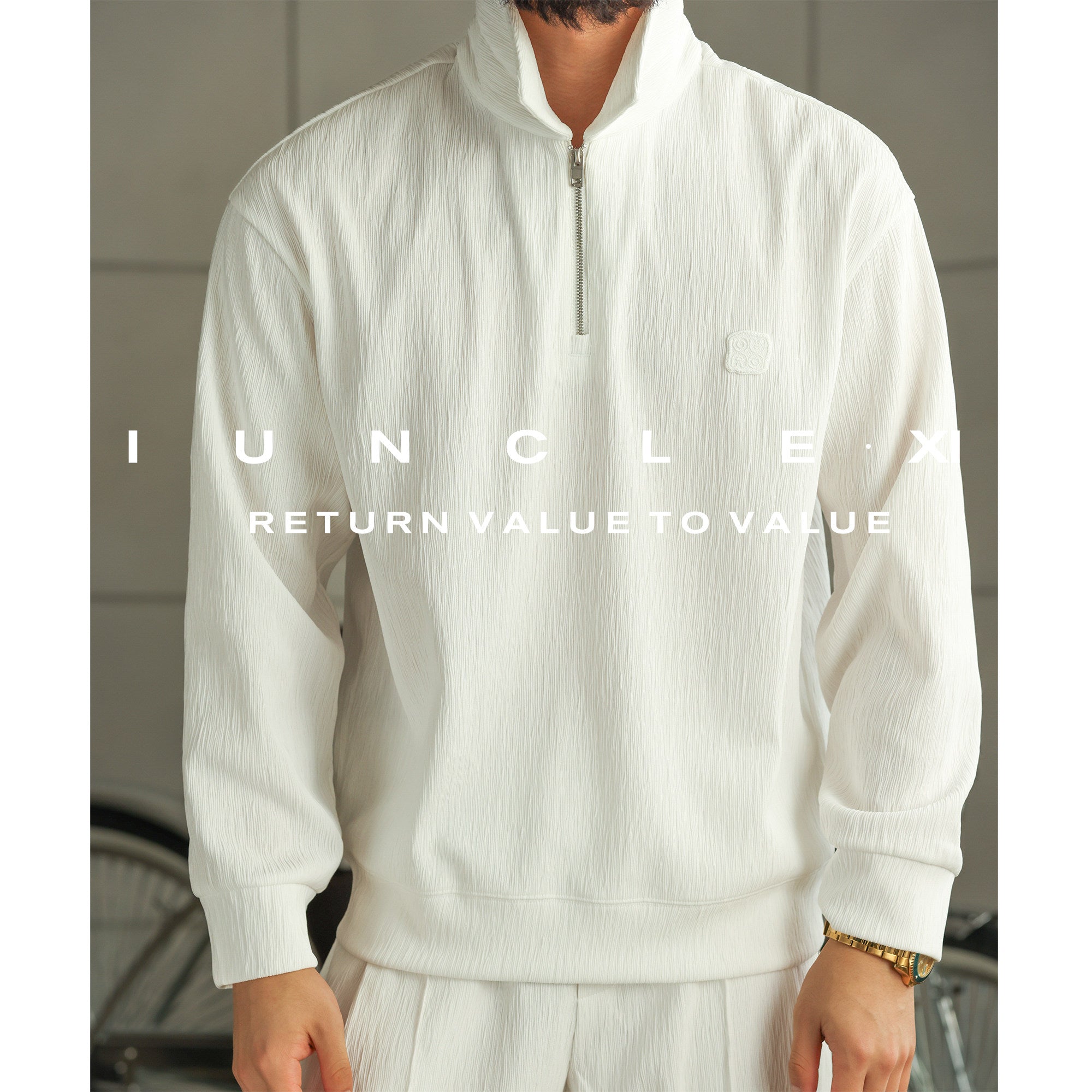 Mens Polo Long Sleeve Sports Suit