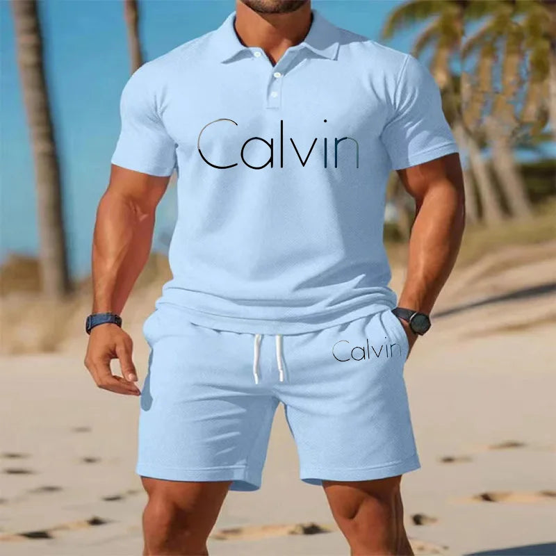 Polo Shirt and Short-Shorts Set