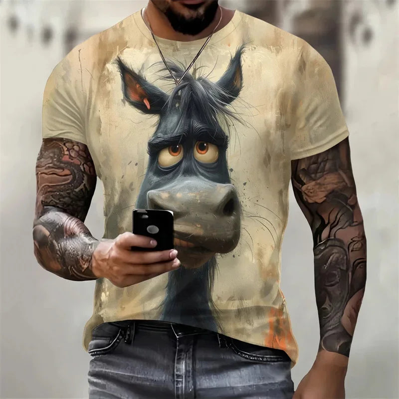 3D Printed Interest Animal T Shirt