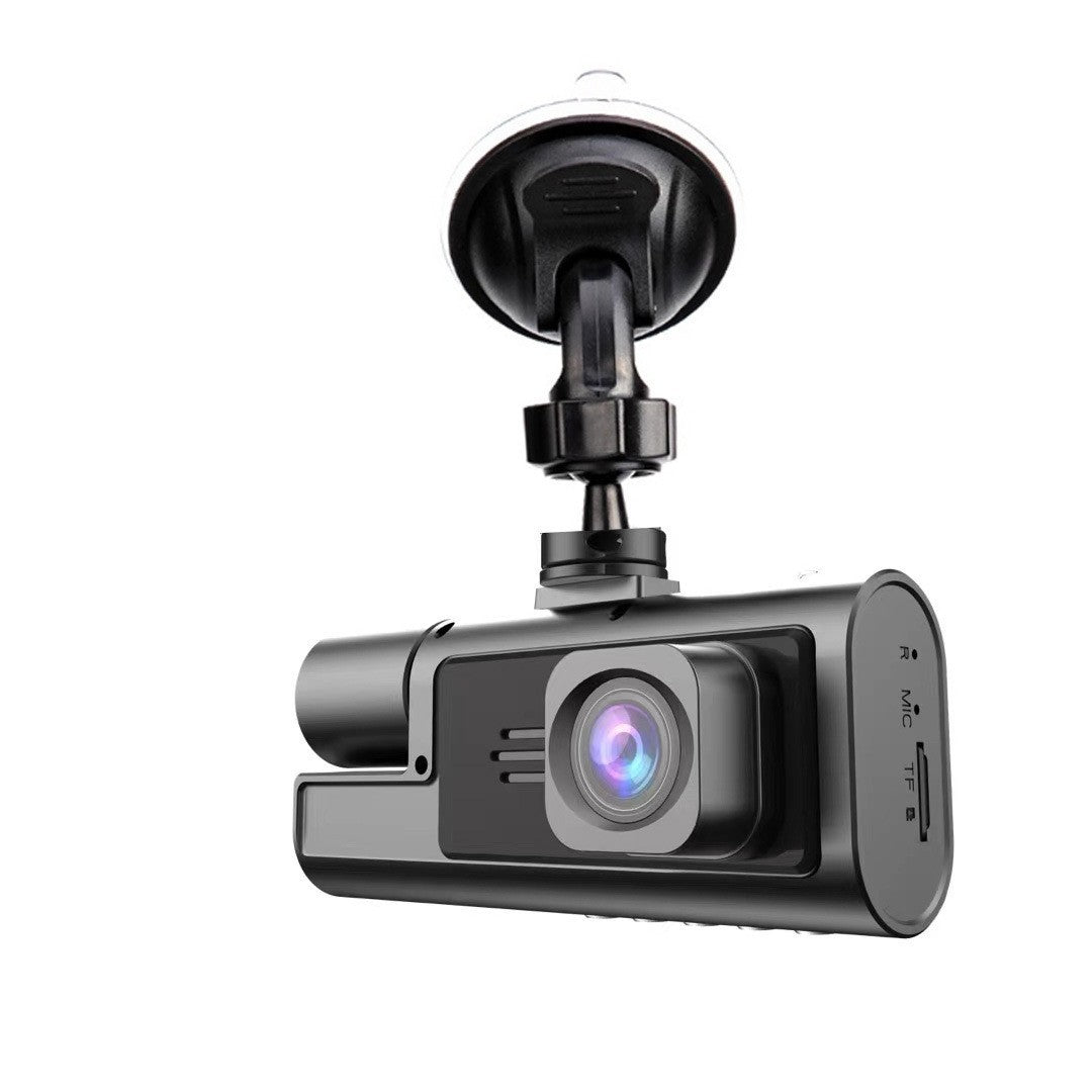 Triple Lens Car Dash Cam with WiFi Connectivity