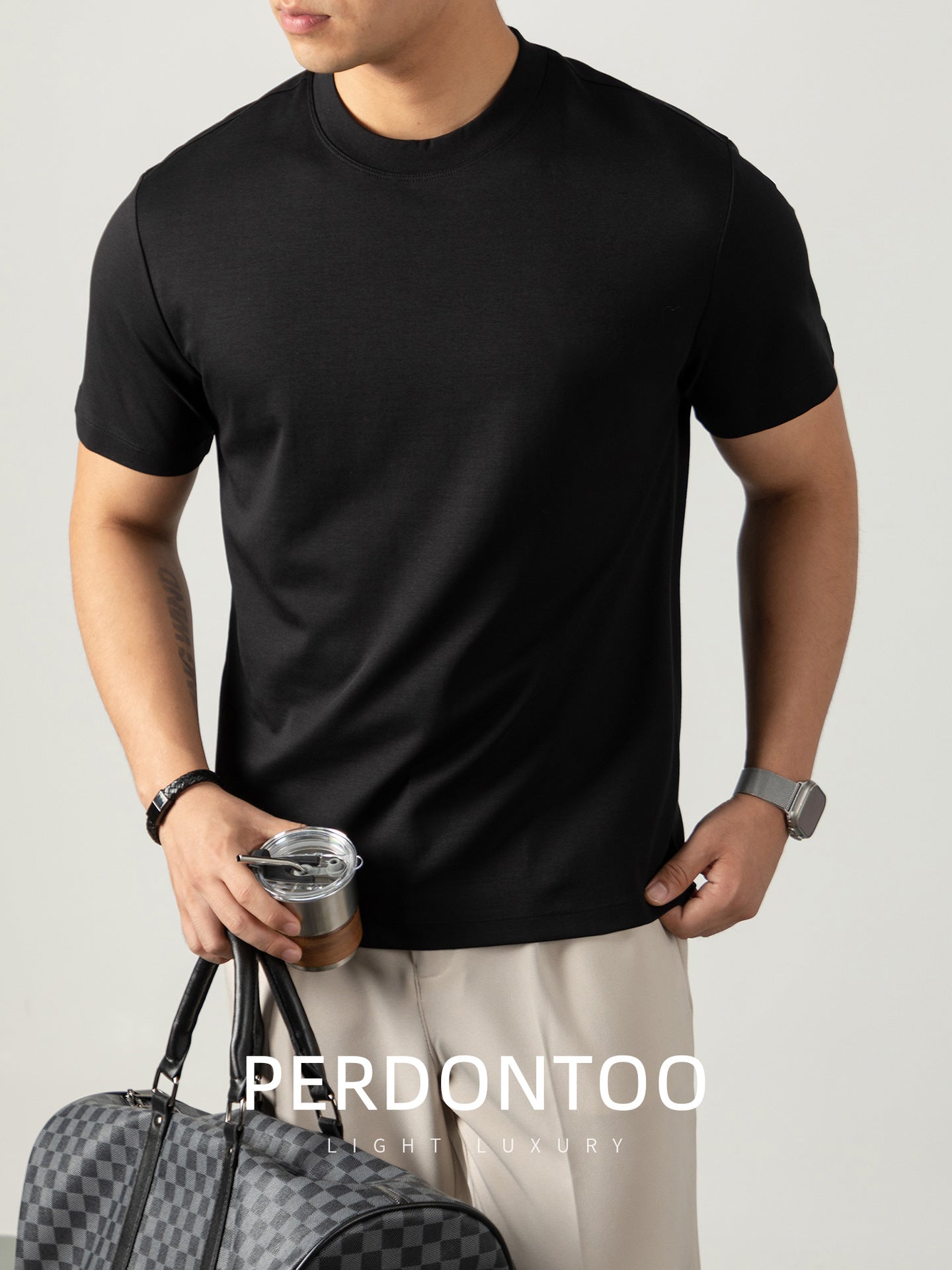 Mens Breathable Cotton Short Sleeve T-Shirt