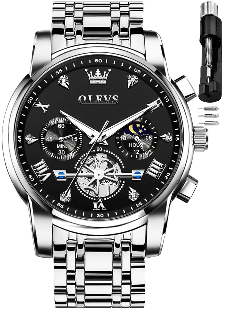OLEVS Men Black Watch