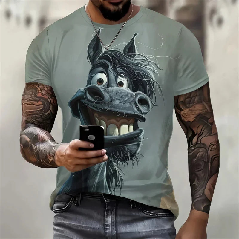 3D Printed Interest Animal T Shirt