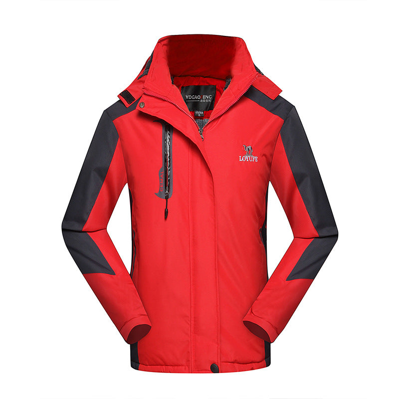 Thickened Fleece Couples Jacket - Outdoor Snow Outfit