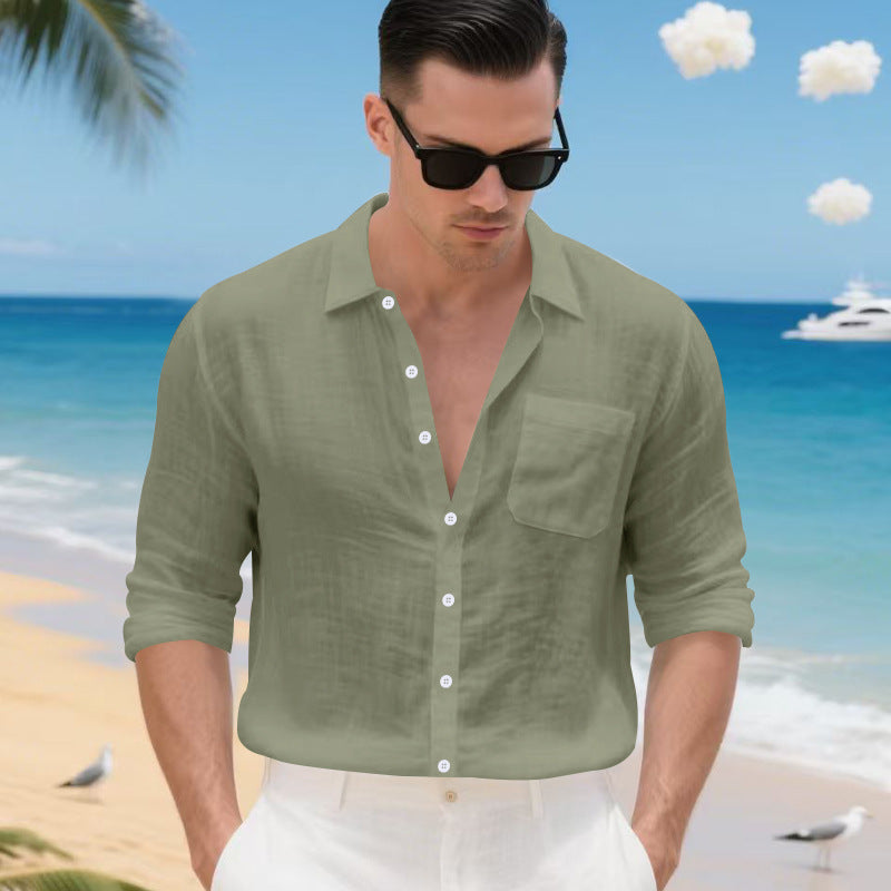 Mens Linen Shirt
