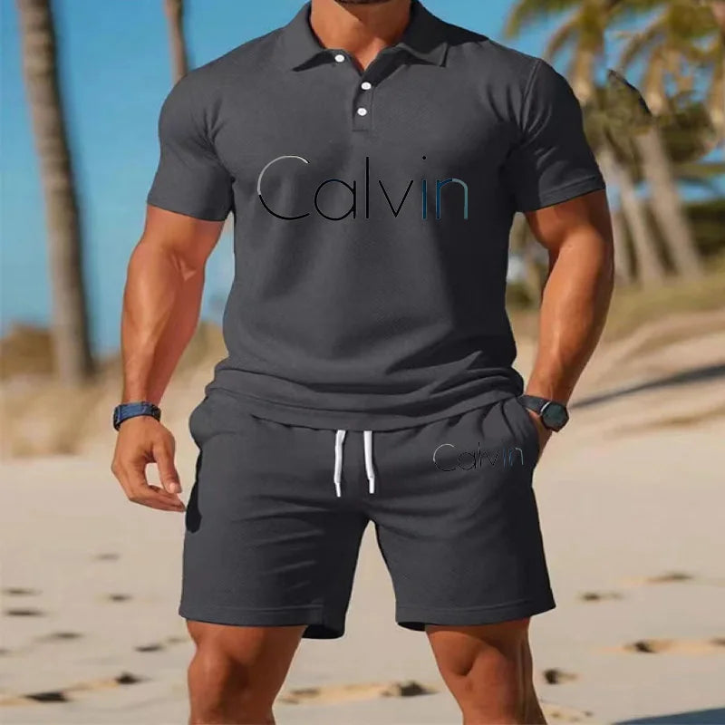 Polo Shirt and Short-Shorts Set