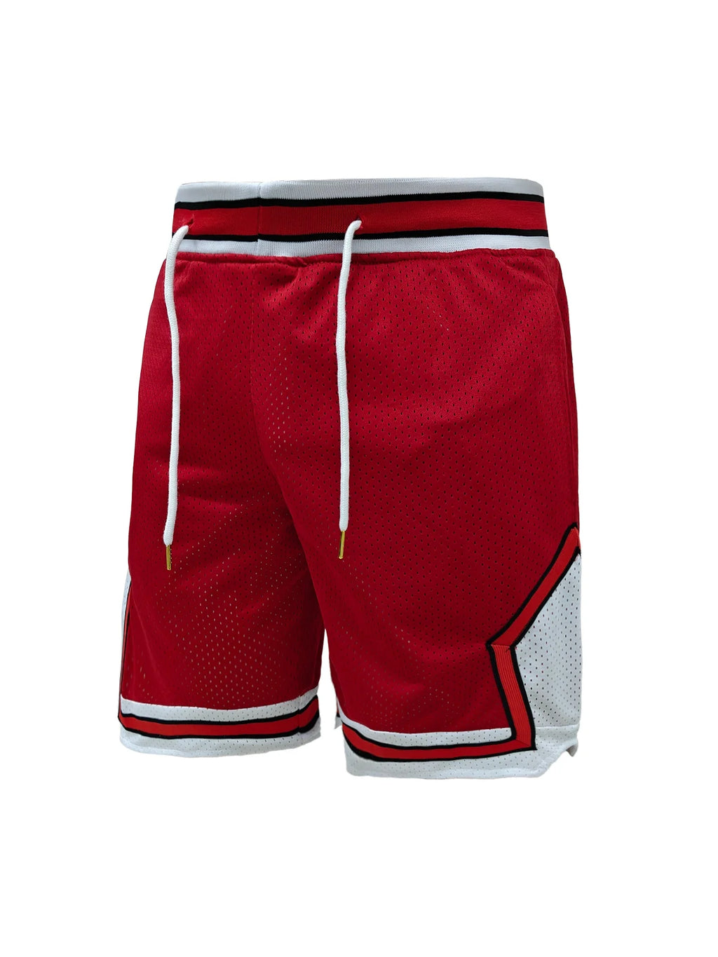 Athletic Gym Men's Mesh Shorts-Workout Black Quick Dry Basketball Shorts with Pockets for Running Casual Activewear