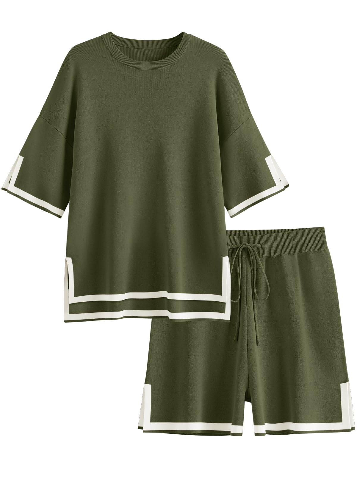 LILLUSORY Womens 2 Piece Outfits Matching Lounge Sets