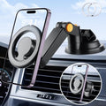 UREHEPO Magsafe Car Mount Magnetic Phone Holder for Car Car Magnetic Phone Mount for Dashboard Windshield Air Vent Car Accessories for Women Magsafe Accessories Fit for iPhone 16 15 Pro Max Plus