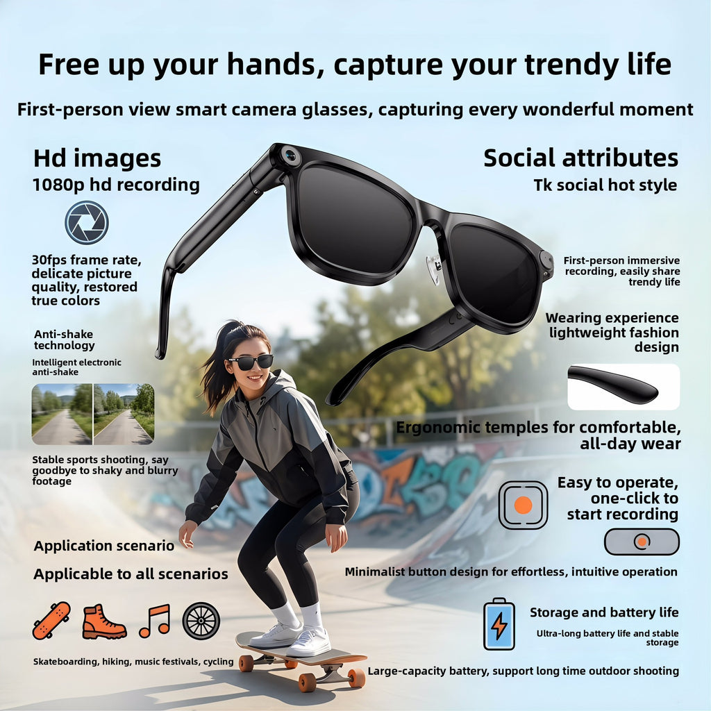 AI Smart Glasses with Camera and Translation