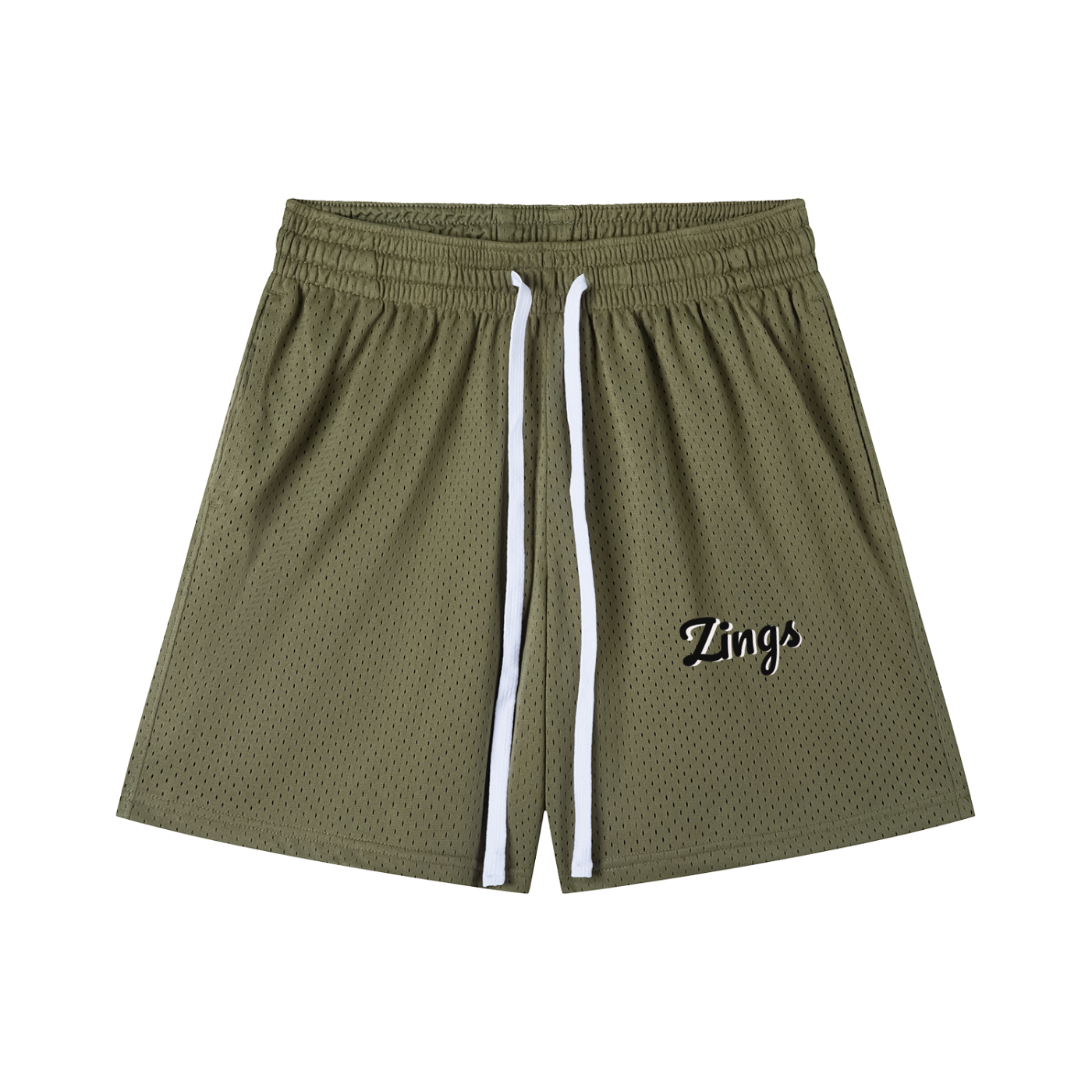 Mesh Drawstring Shorts