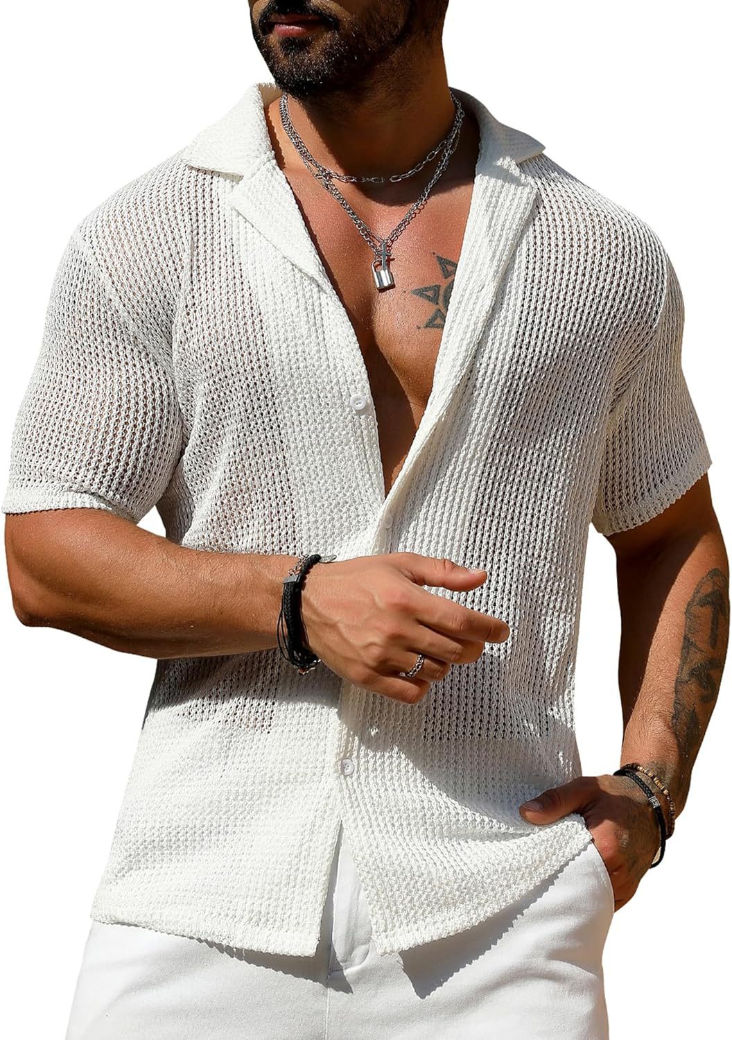 Mens Knitted Shirt