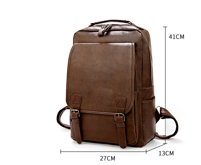 Custom PU Backpack for Men and Women - Large Capacity
