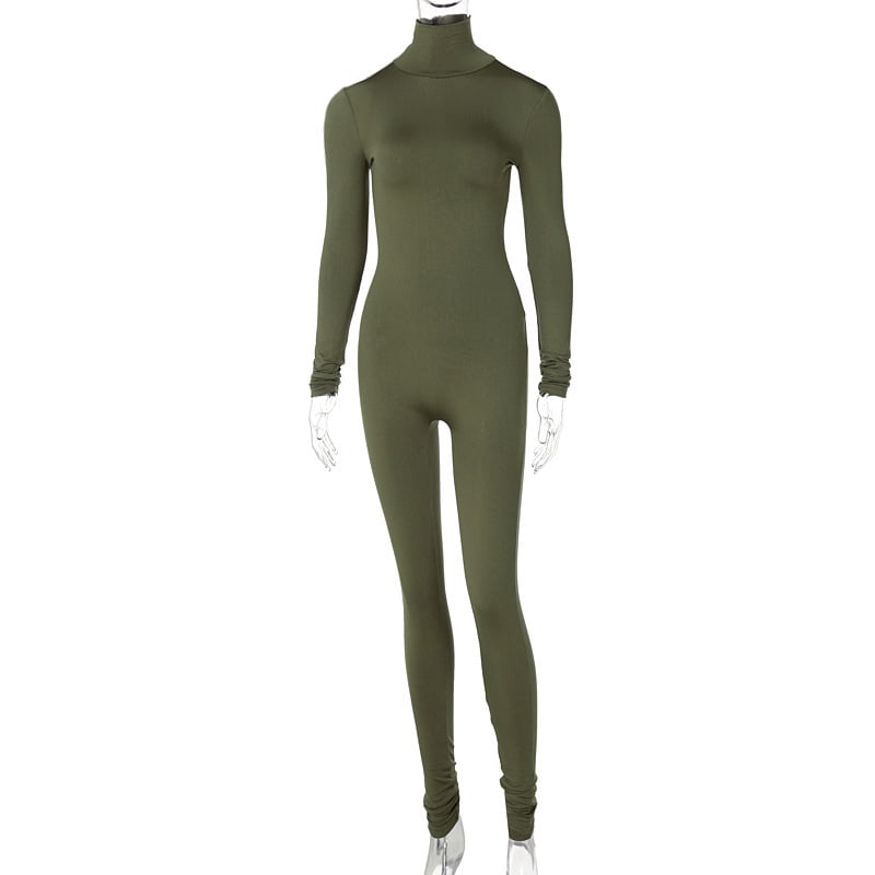 Solid Color Yoga Jumpsuit for Women