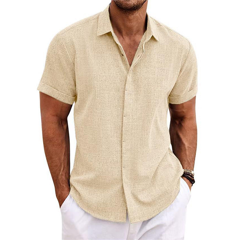 Linen Short-Sleeved Shirt