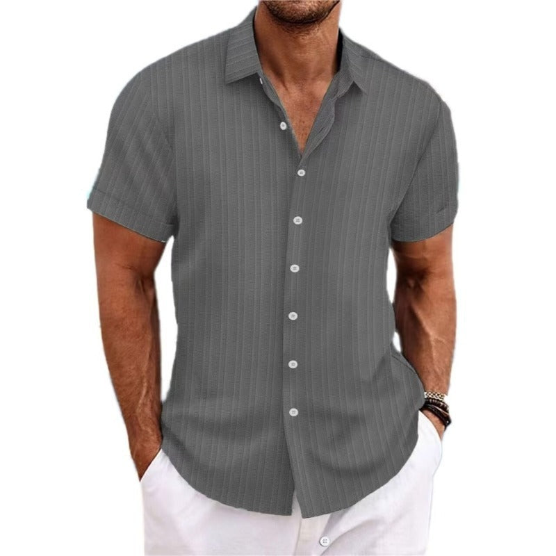 The Striped Color Matching Shirt