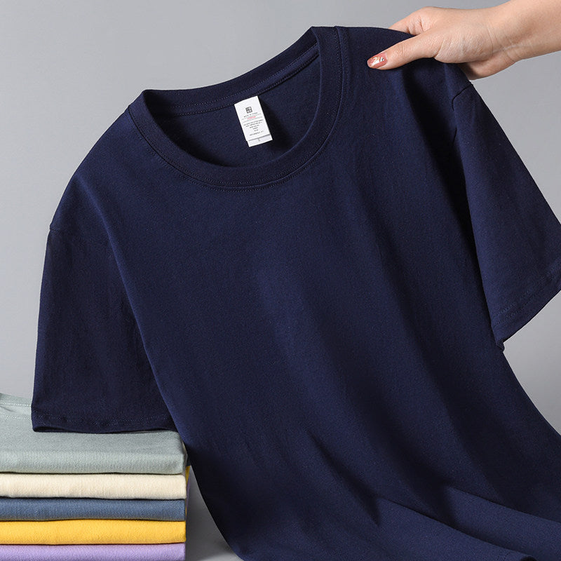 Pure Cotton Round Neck Short Sleeve T-Shirt
