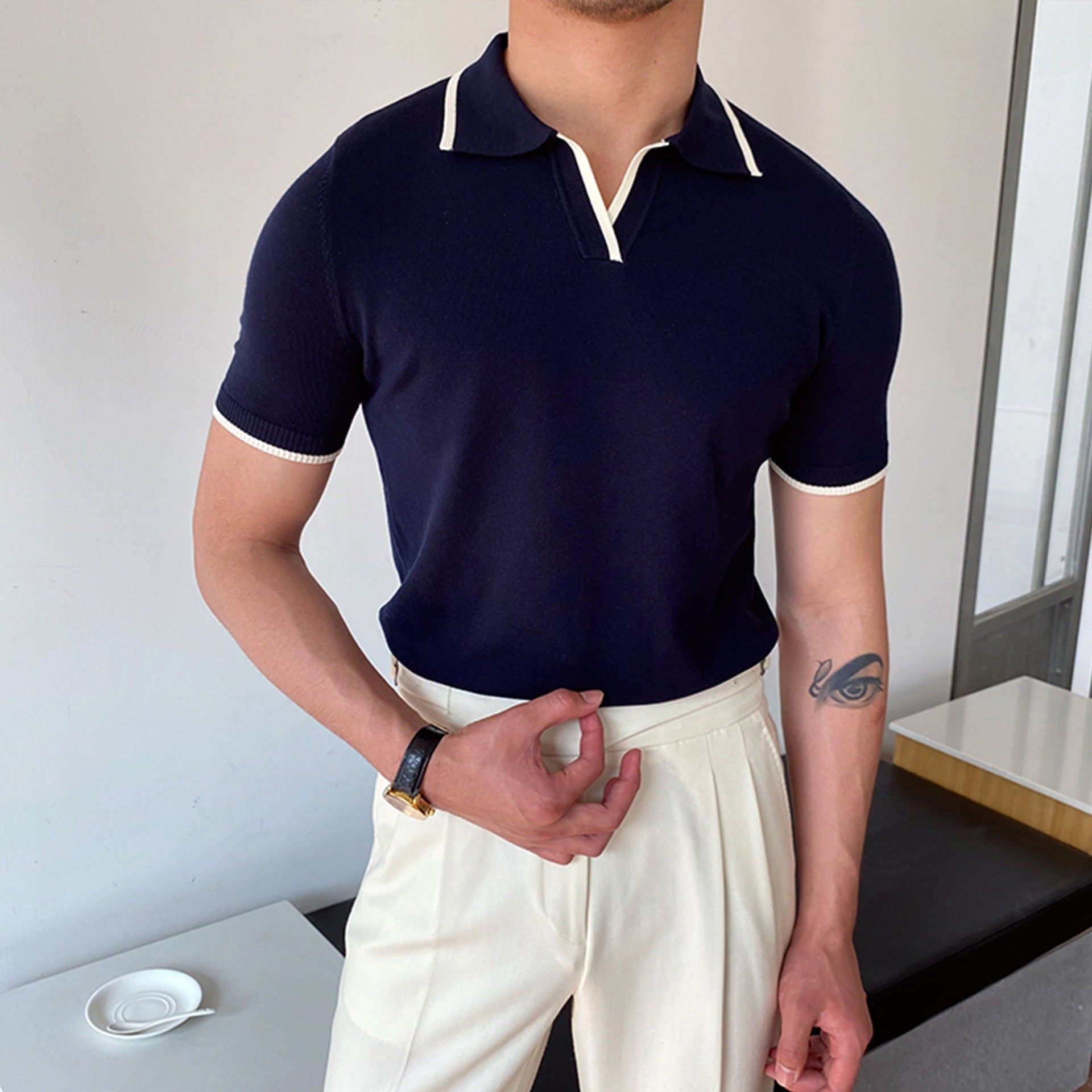 Mens Slim Fit Polo Shirt