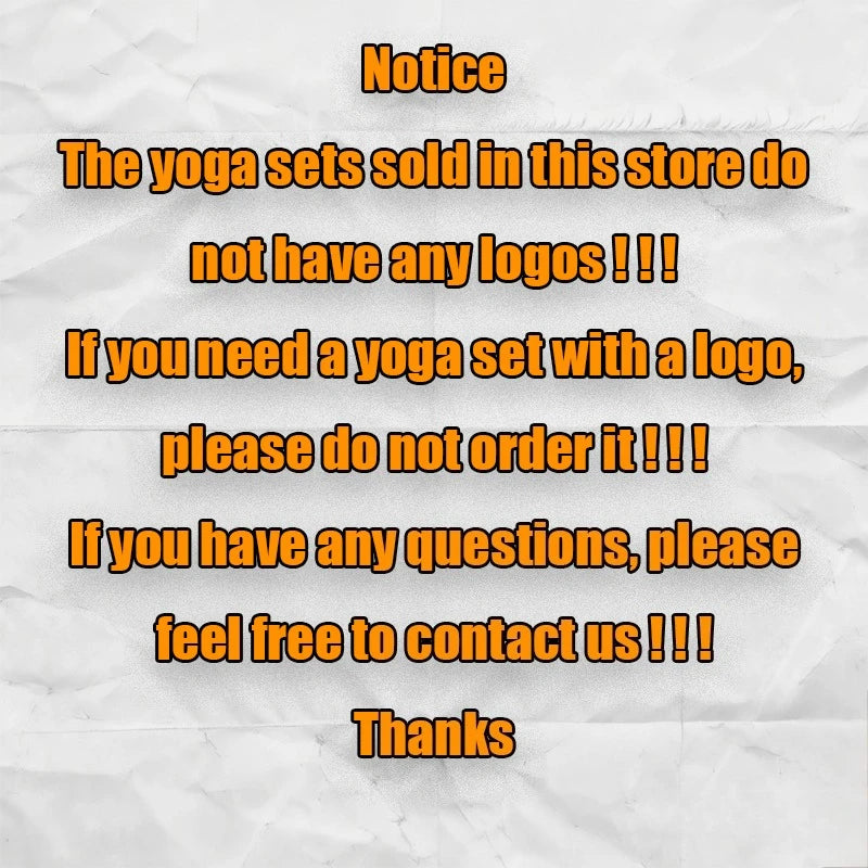 NO LOGO 2 Pieces Leggings Set Women Seamless Yoga Set Backless Tank Tops High Waist Scrunch Suit Fitness Scrunch Gym Sportswear