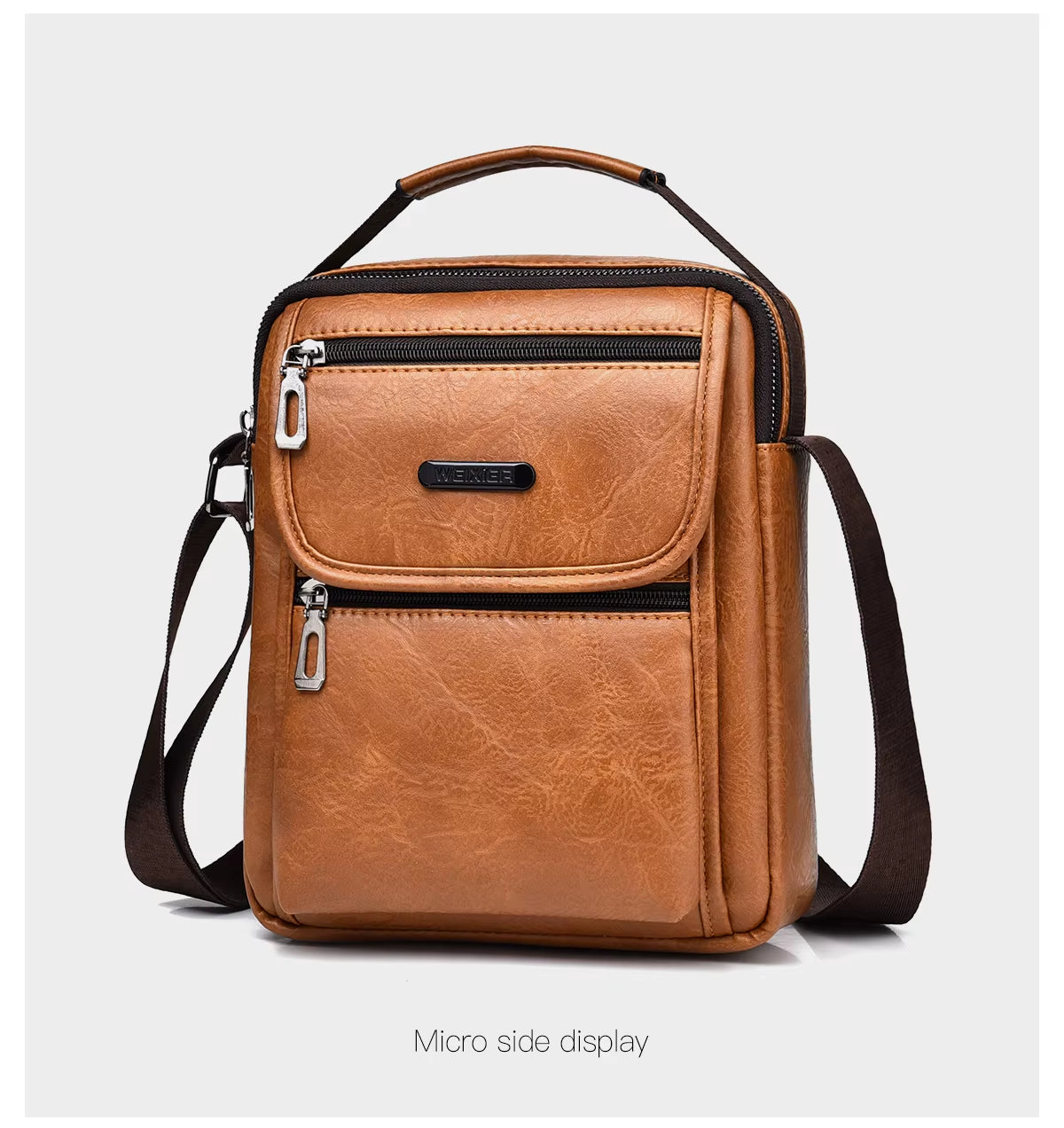   Men   Leather  Crossbody Bags 