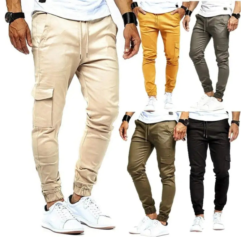 Men's Casual Sports Solid Color Pants
