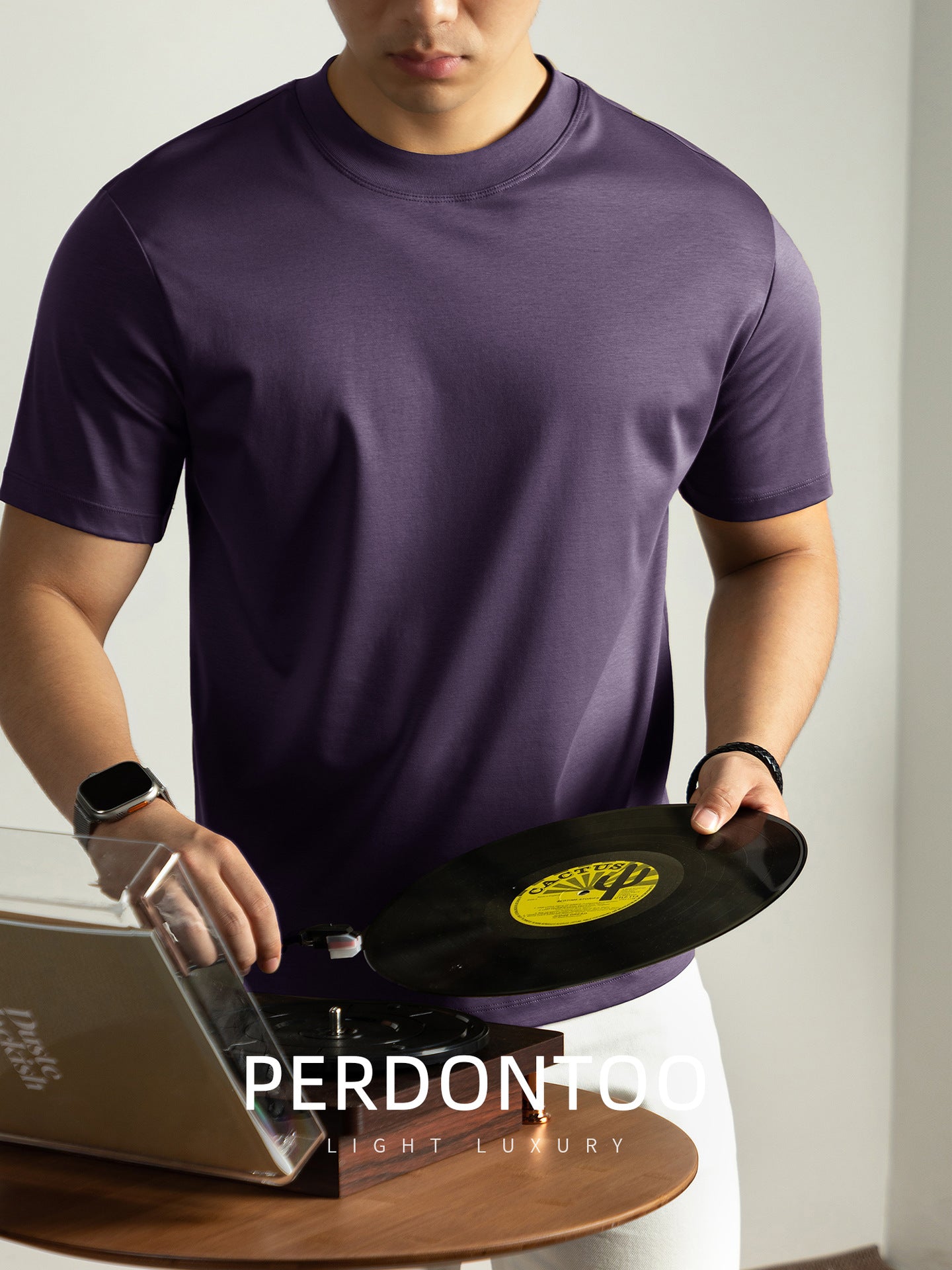 Mens Breathable Cotton Short Sleeve T-Shirt