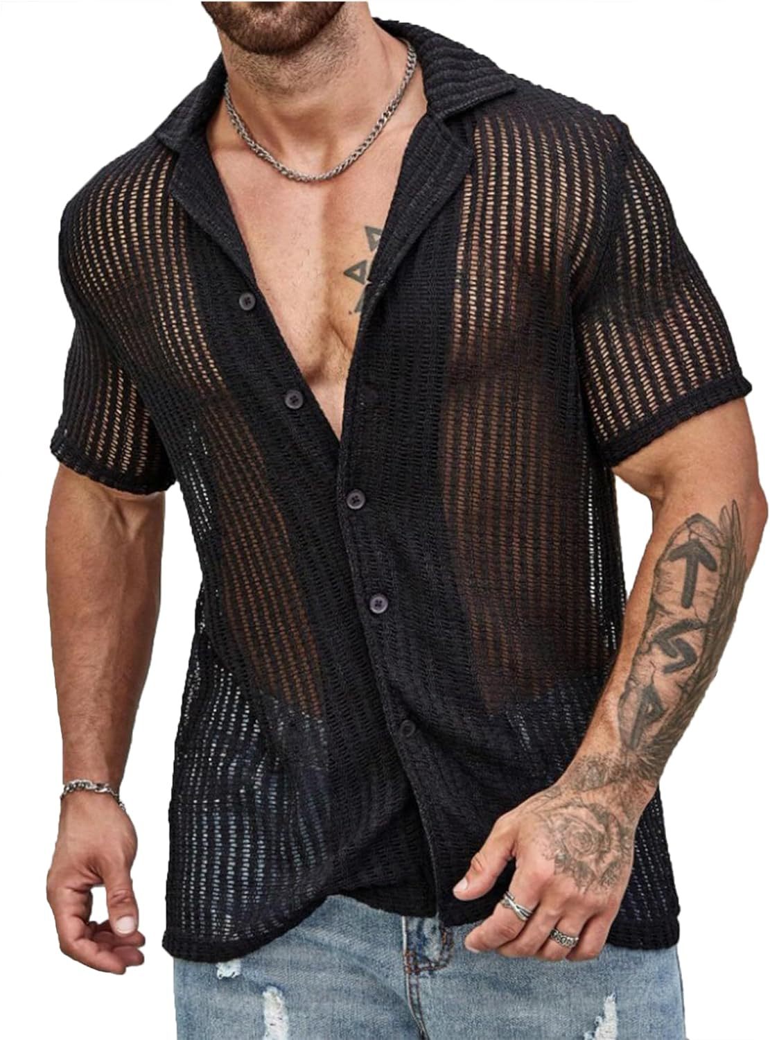 Mens Knitted Shirt