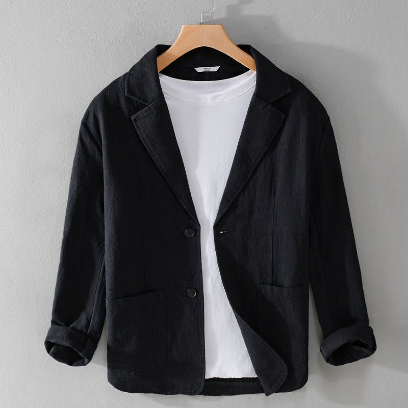 Men's Striped Casual Suit