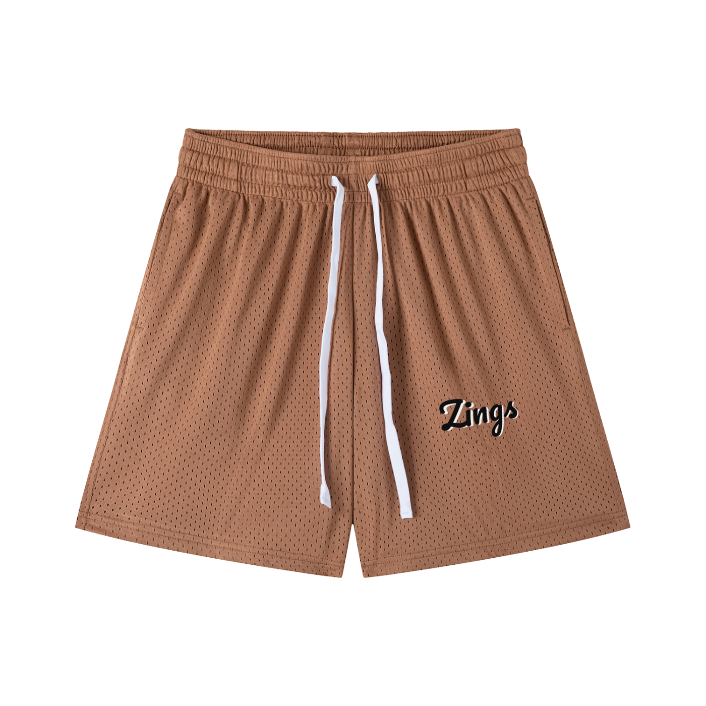 Mesh Drawstring Shorts