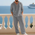 Casual long-sleeve pants set