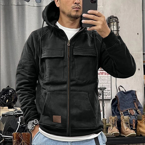 Autumn and Winter Zipper Hoodie