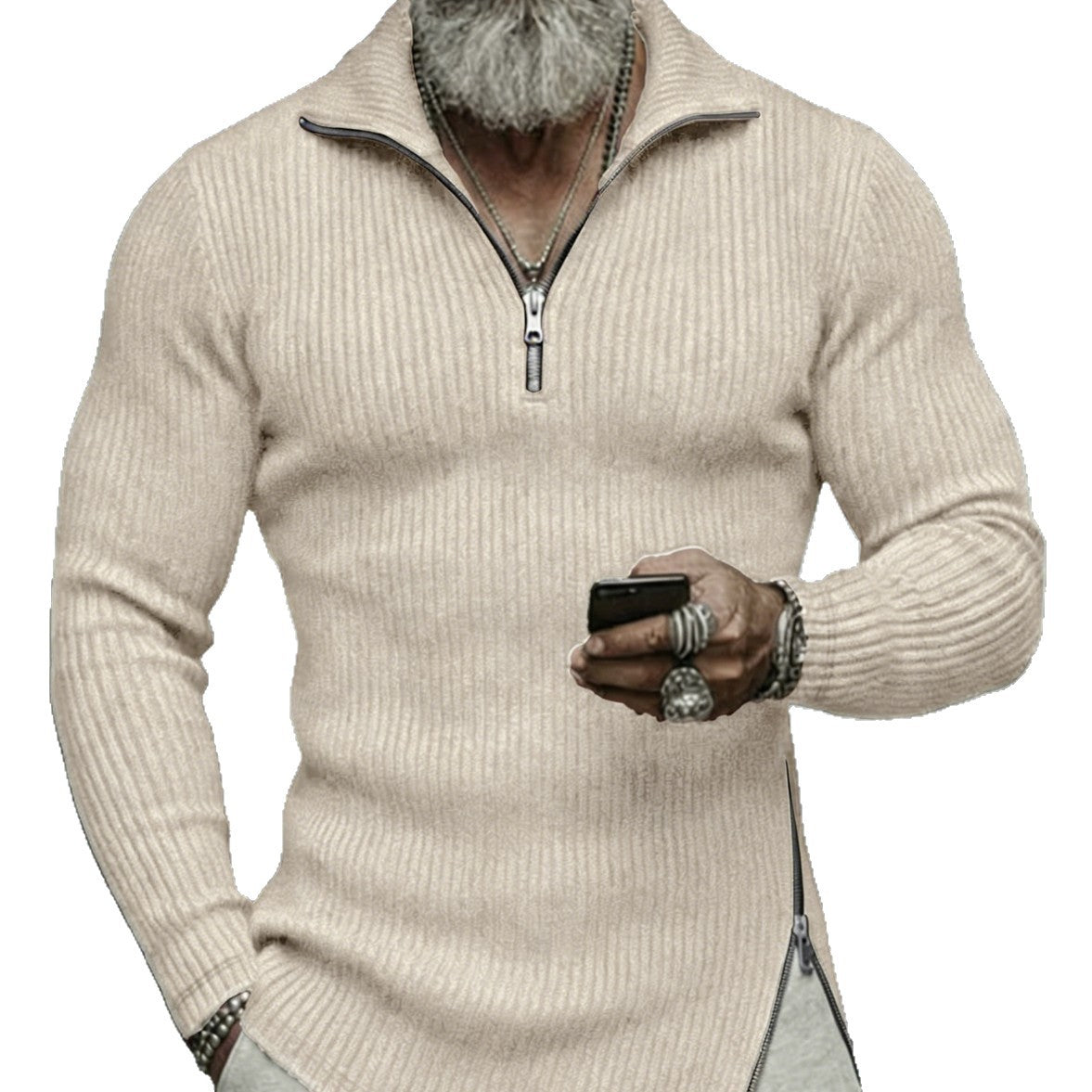 Mens Long Sleeve Fitness T-Shirt