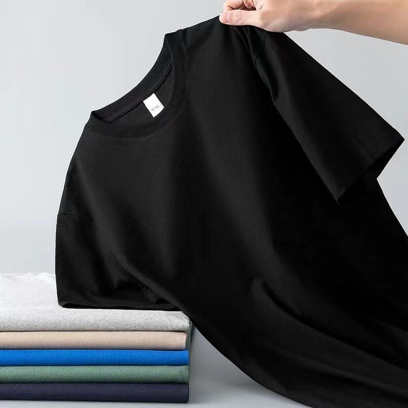 Pure Cotton Round Neck Short Sleeve T-Shirt