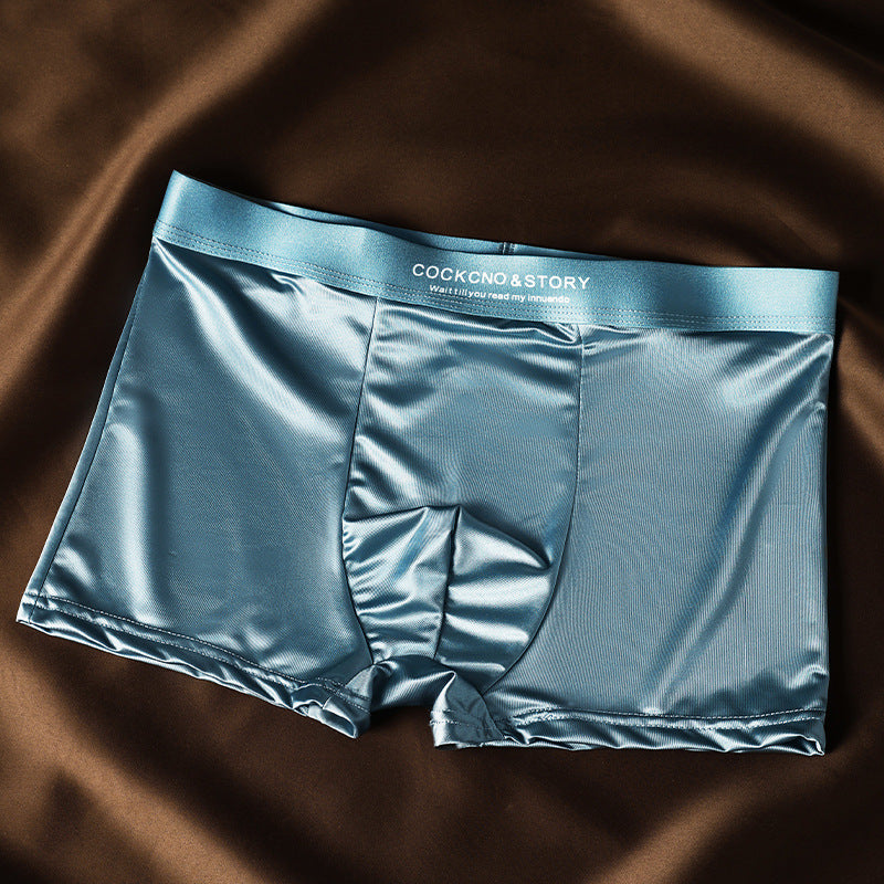 Satin light boxers