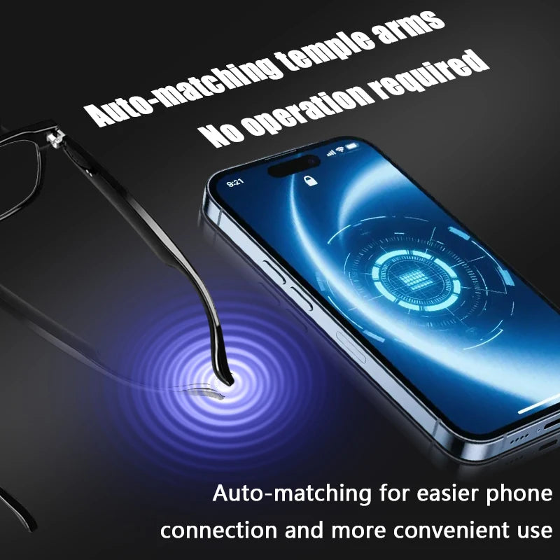 E13 Smart High-Tech Sun glasses BT5.0 Blue Light Protection Real Time Translation AI Assistant Video Call Compatible for Xiaomi