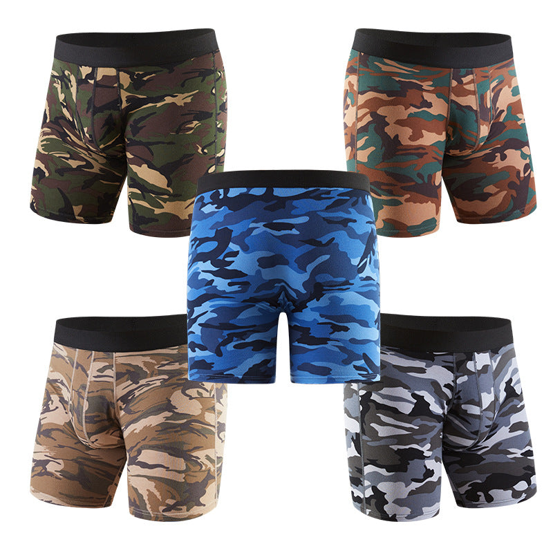 Camouflage cotton sports running boxer pants