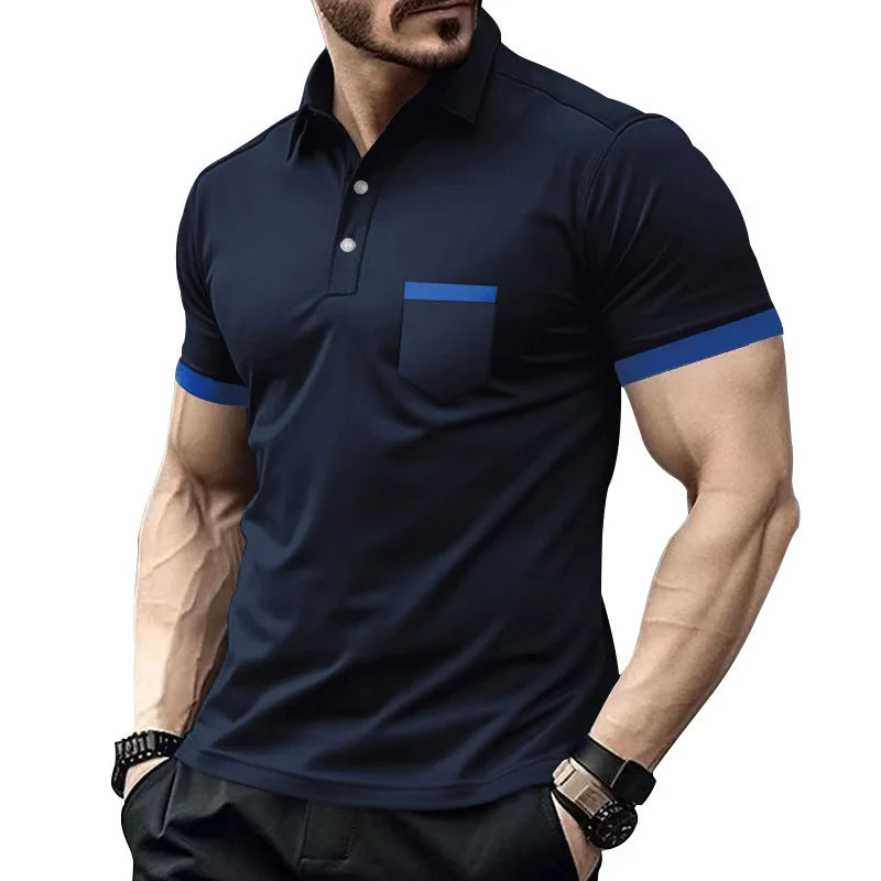 Muscle sports polo shirt