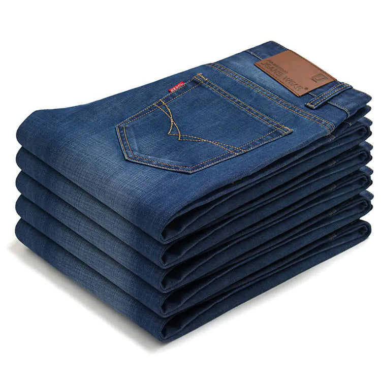 Men's Slim Fit Straight Leg Denim Jeans