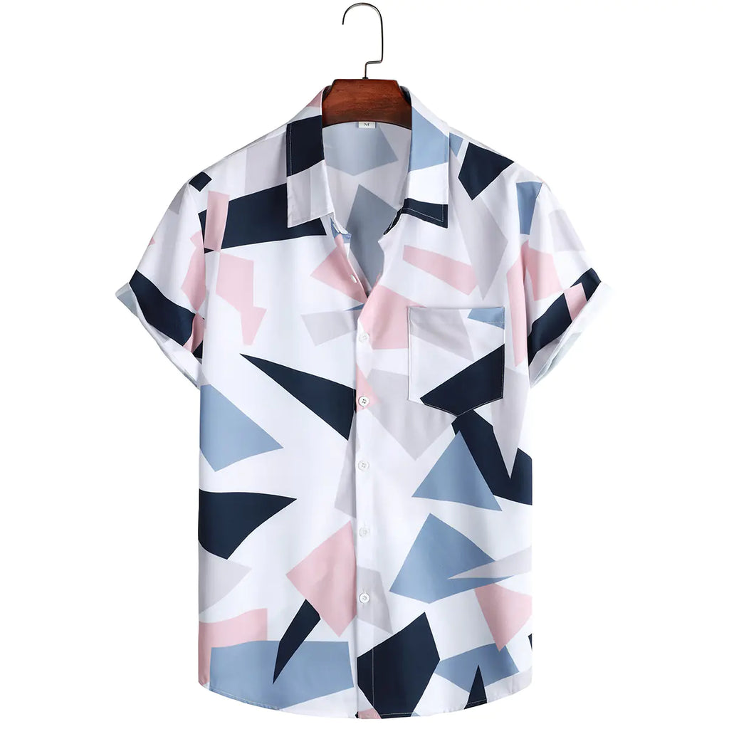 2023 Men's Floral Short Sleeve Hawaiian Shirt