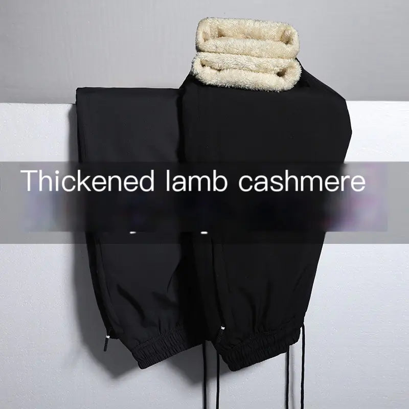 Men's Plus Size Thick Fleece Winter Pants