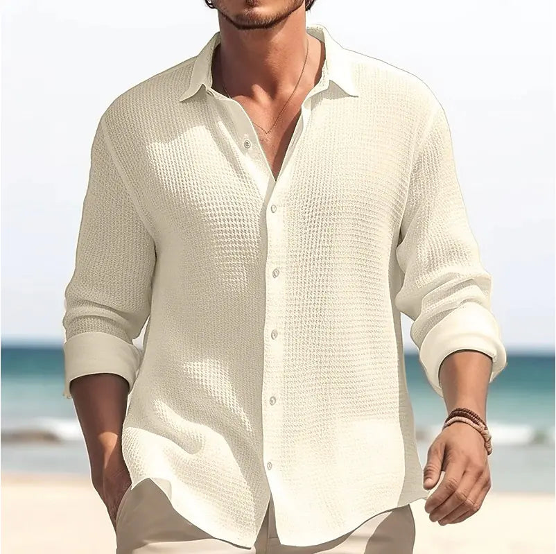 Long Sleeve Lapel Shirt