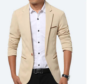 Plus Size Men's Casual Blazer, Spring Wholesale Jacket