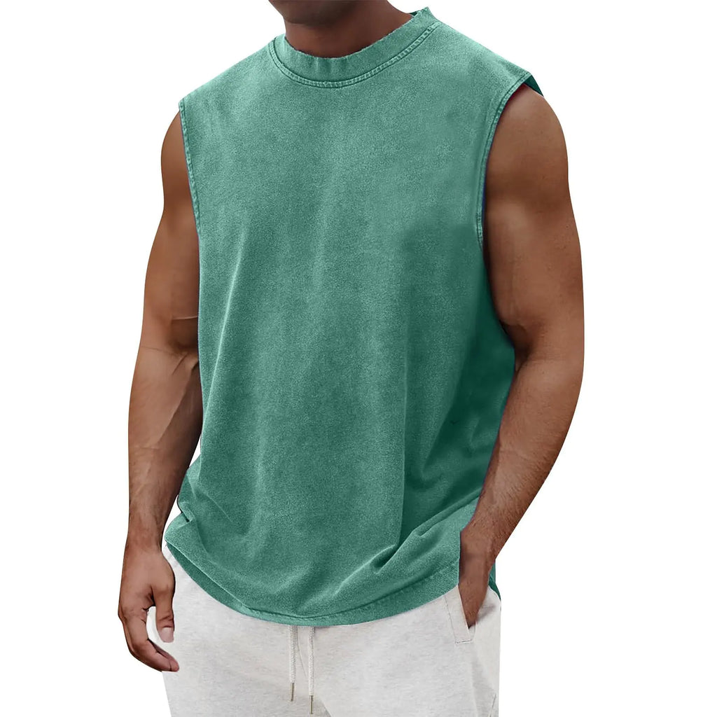 Cotton Round Neck Workout Tops