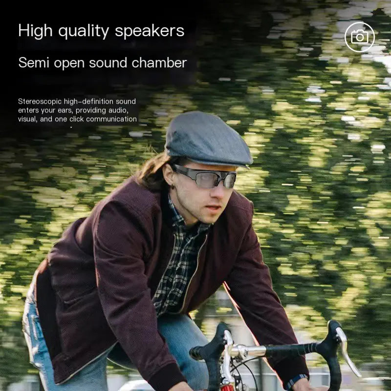 Smart Glasses HD 1080P Sports Sunglasses with Camera