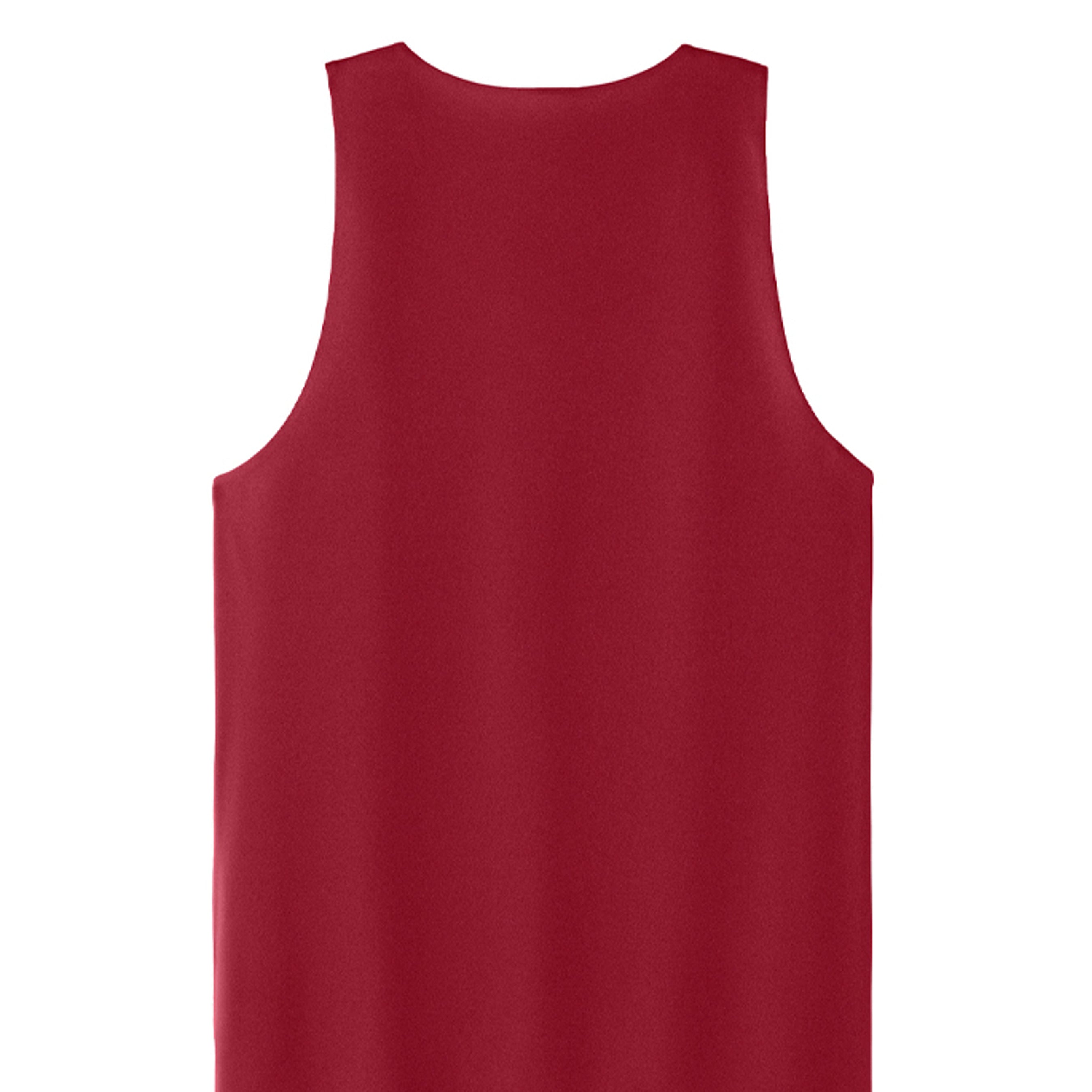 Deep Red/ White - ST551 - BACK