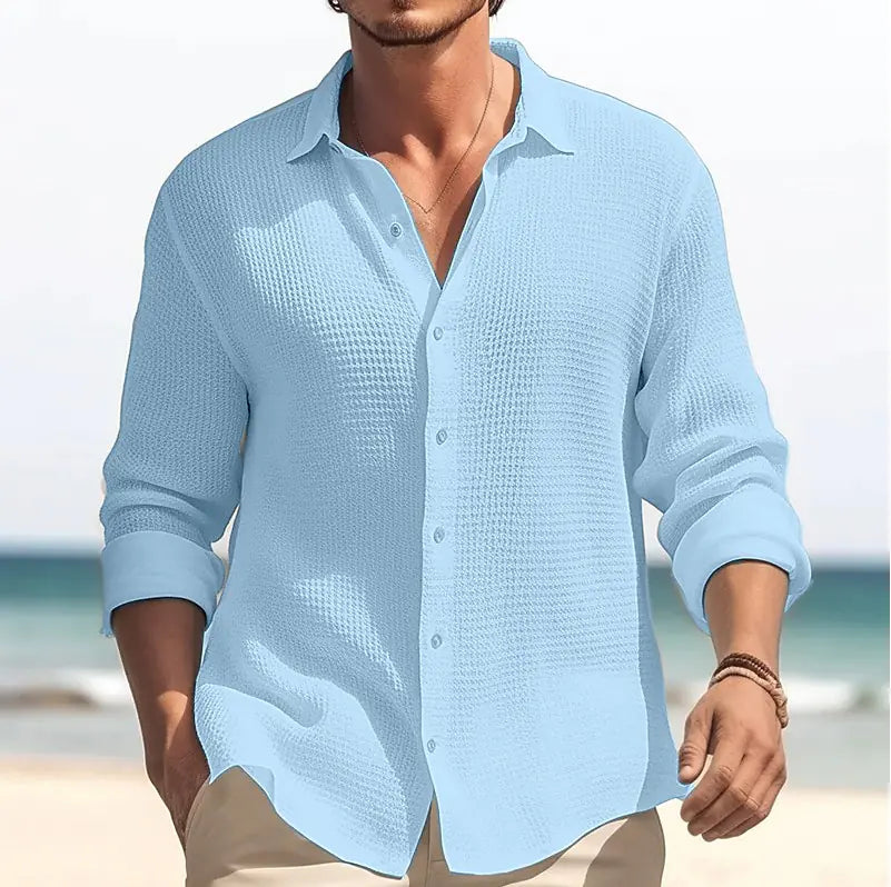 Long Sleeve Lapel Shirt