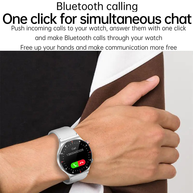 QW33 Smart Watch with ECG, PPG, Music, and Pedometer